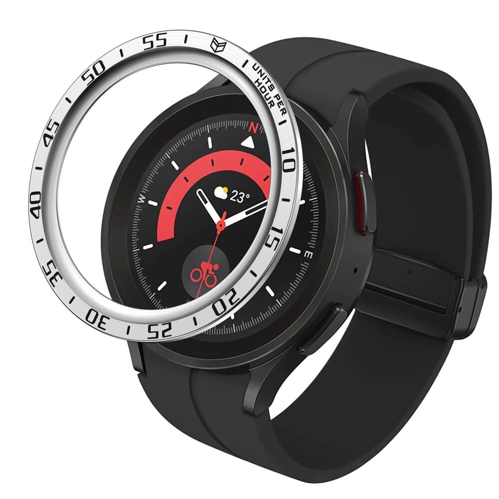 Ramme Samsung Galaxy Watch 5 Pro 45mm sølv