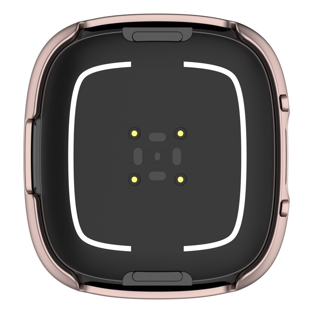 Full Cover Case Fitbit Versa 4 rose guld