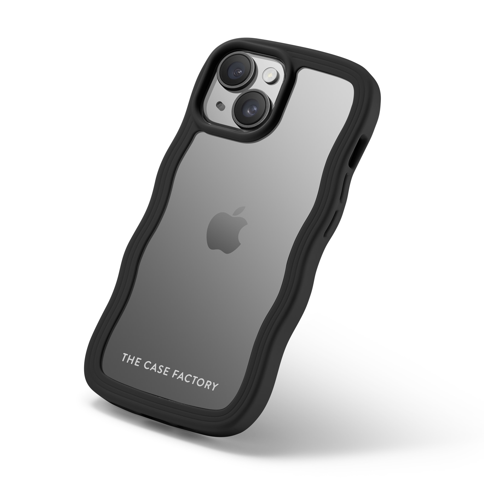 The Wave Case iPhone 15 Sort