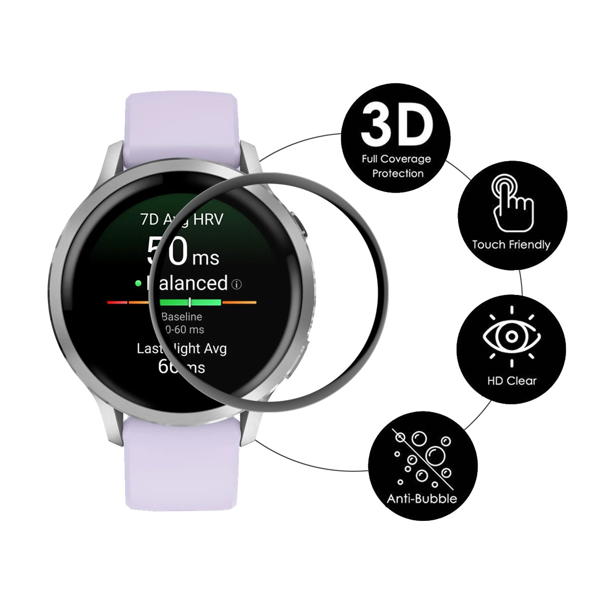 Garmin Venu 4 41mm Plexiglas Skærmbeskytter