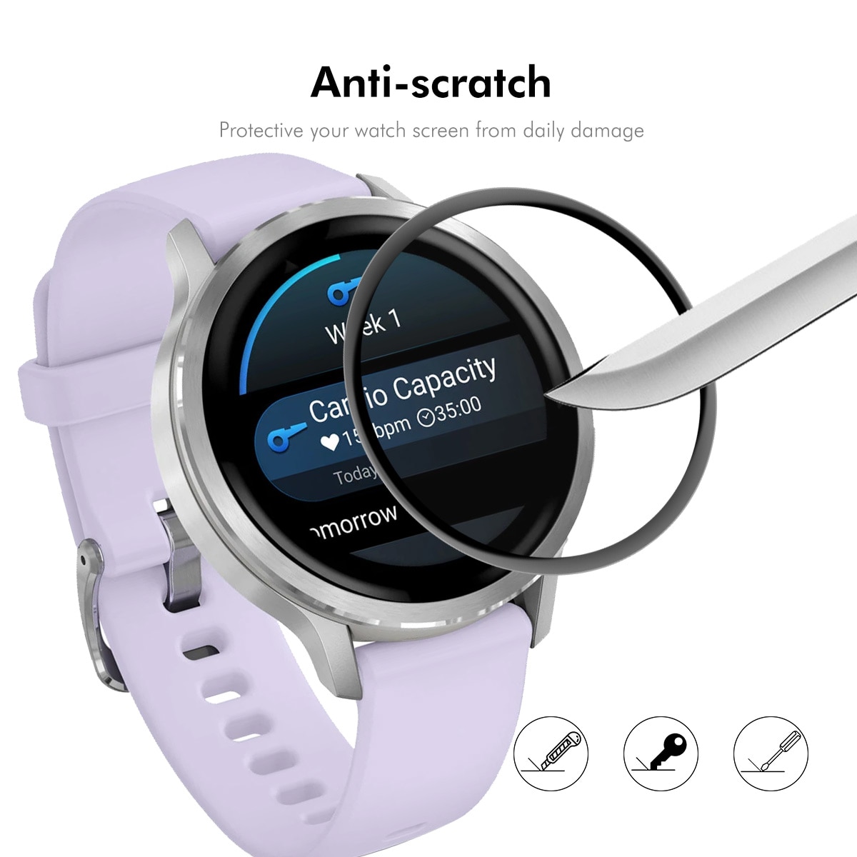 Garmin Venu 4 41mm Plexiglas Skærmbeskytter