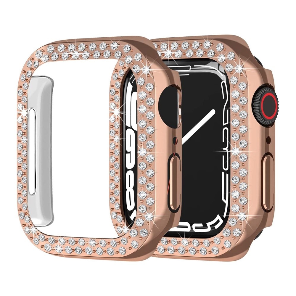 Apple Watch 44mm Rhinestone cover rose guld