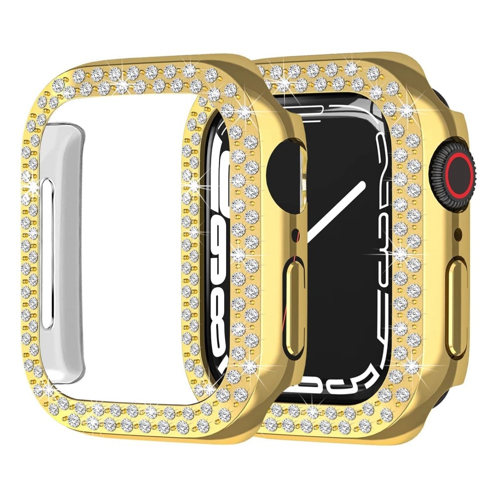 Apple Watch 44mm Rhinestone cover guld