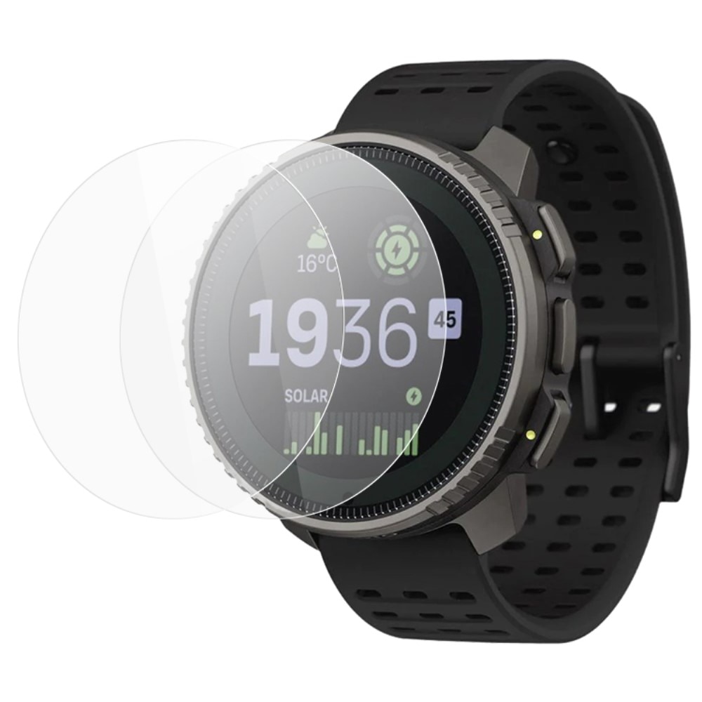 2-Pak hærdet Glas 0.3mm Skærmbeskytter Suunto Vertical