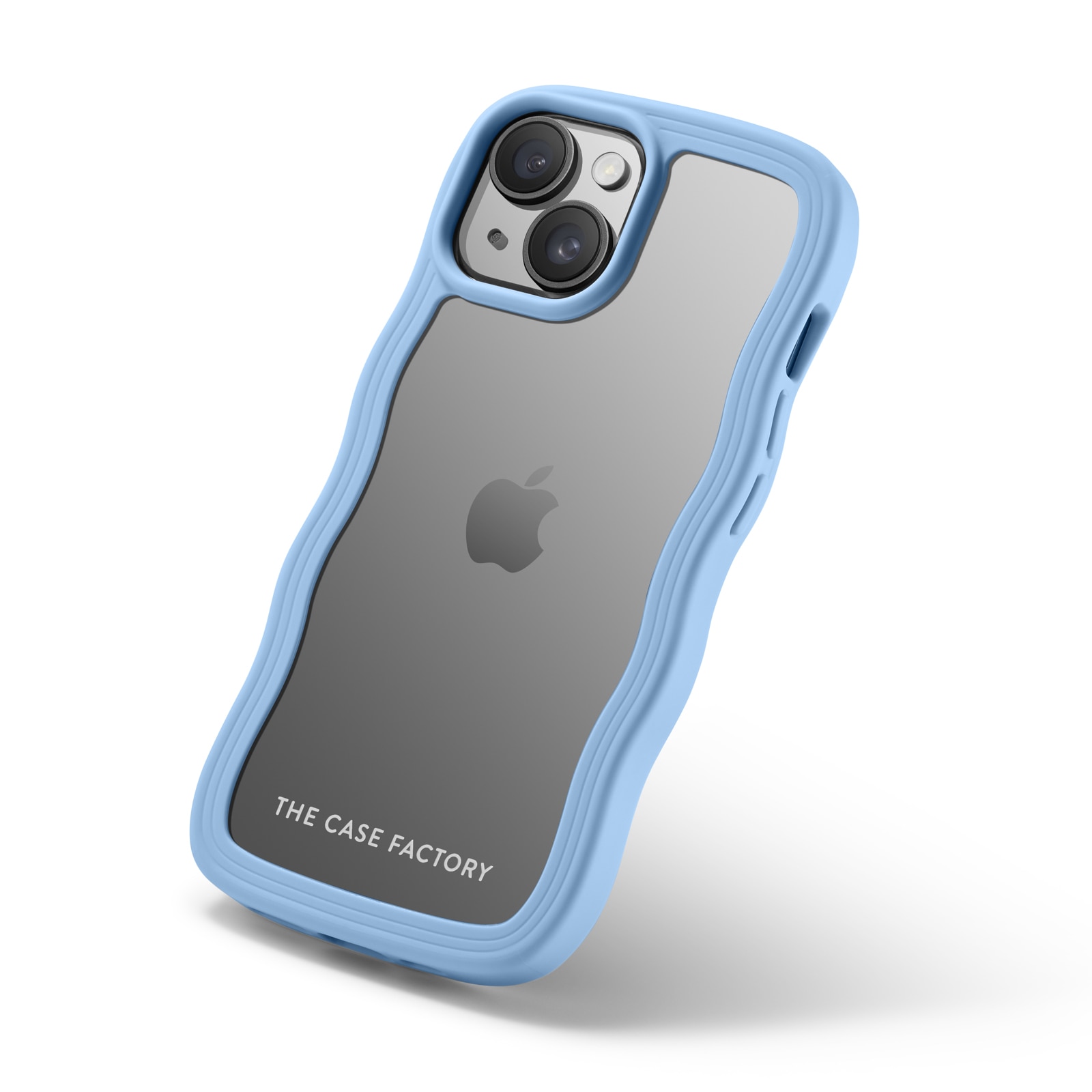 The Wave Case iPhone 15 Blå