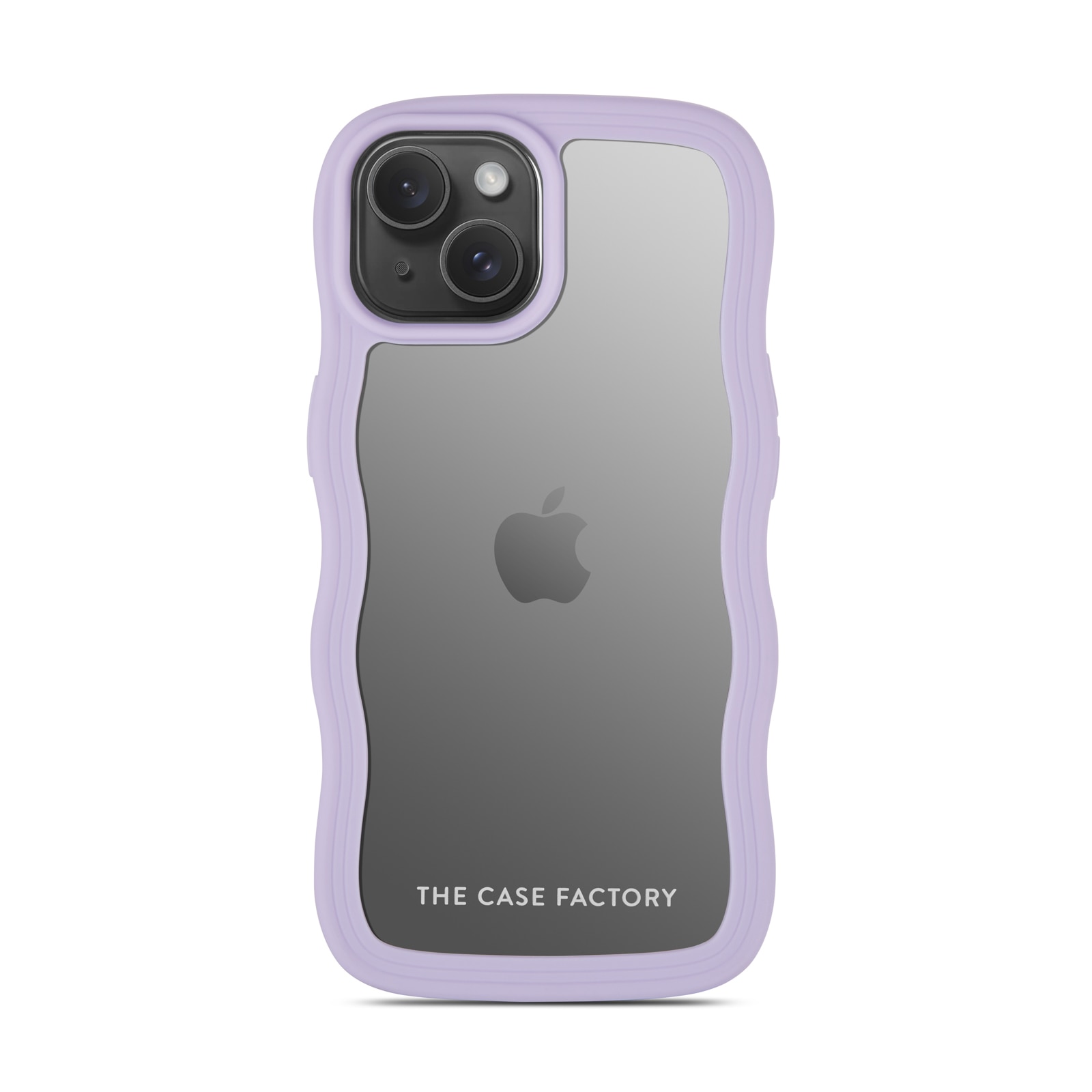 The Wave Case iPhone 15 Lilla