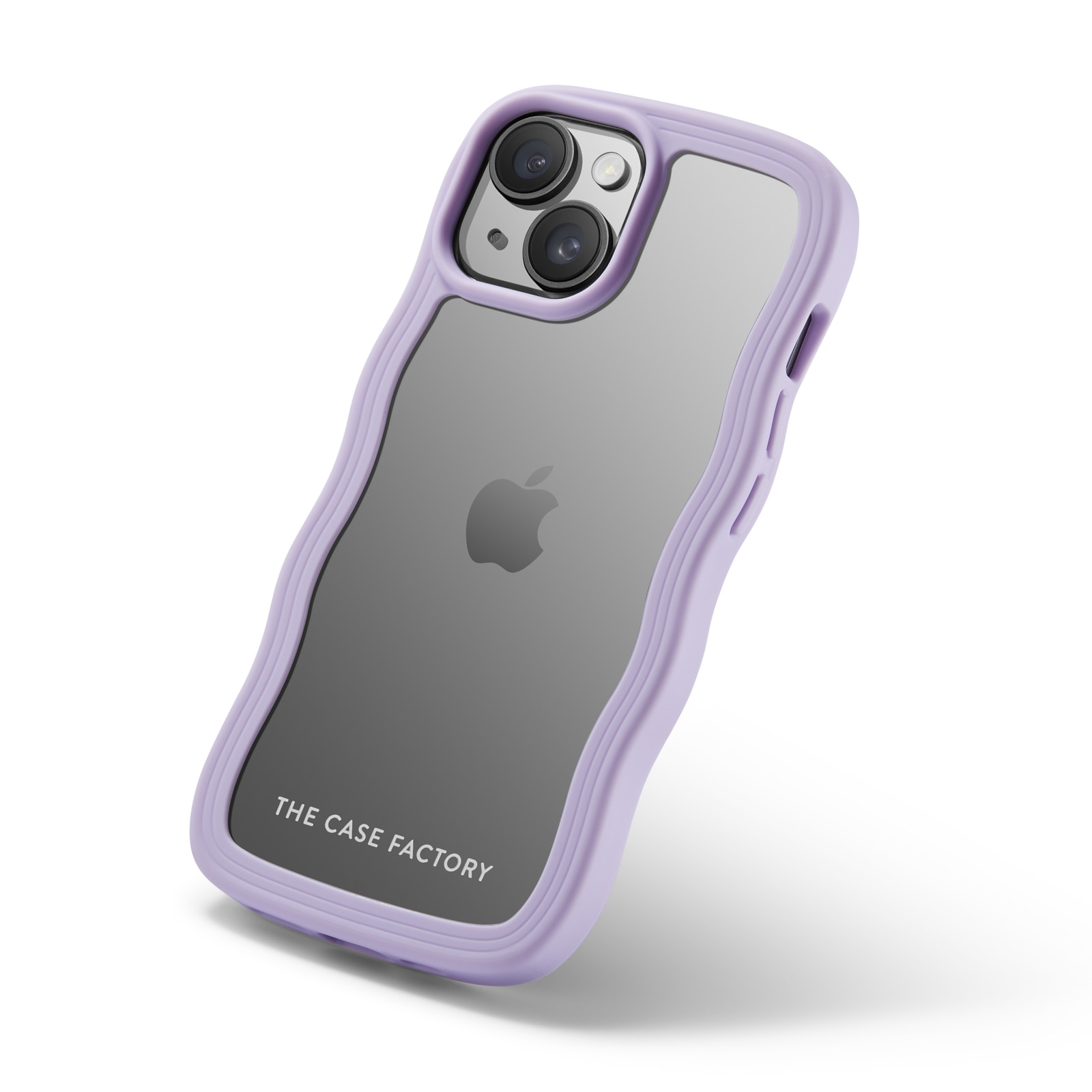 The Wave Case iPhone 15 Lilla
