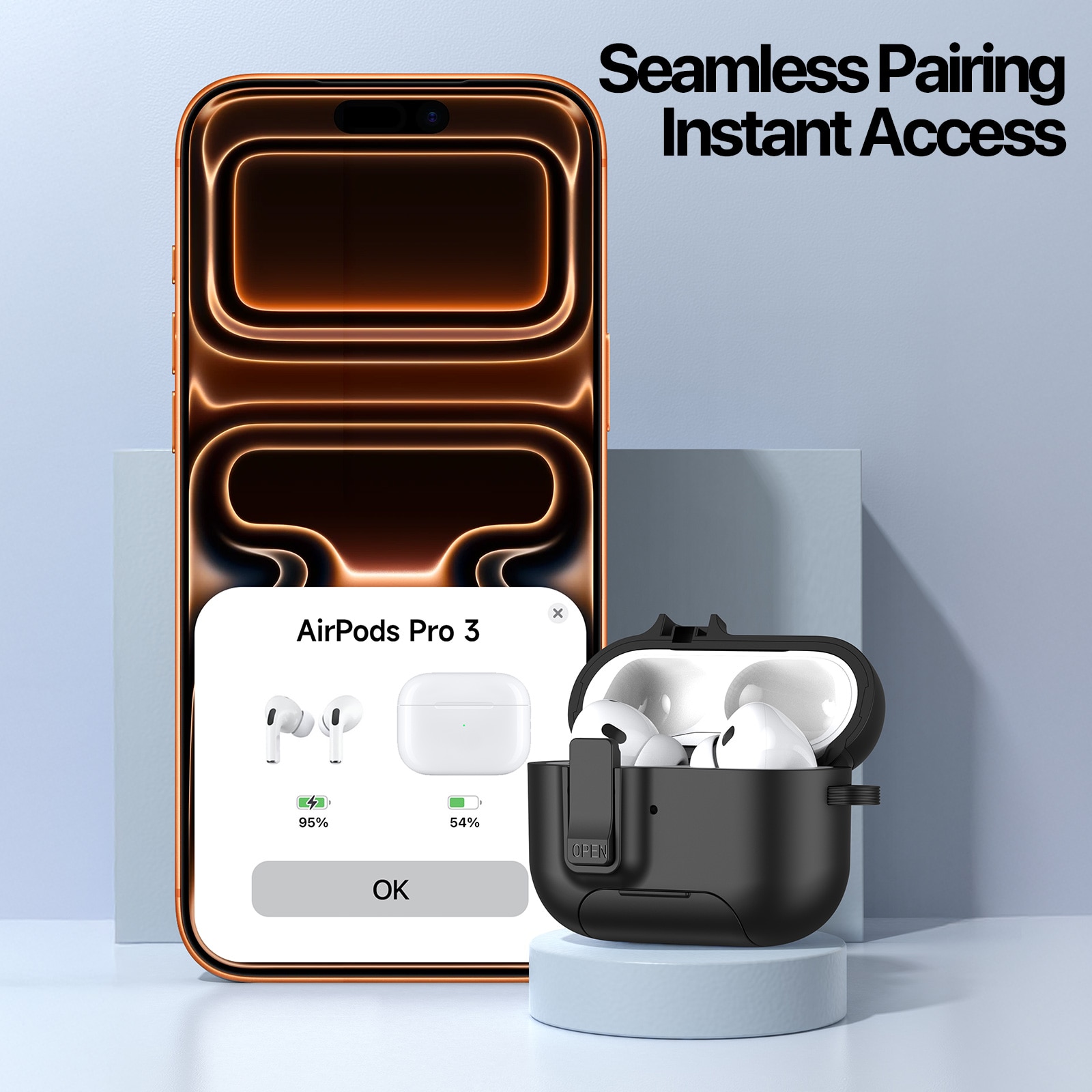 PECQ Series Cover Apple AirPods Pro 3 Sort