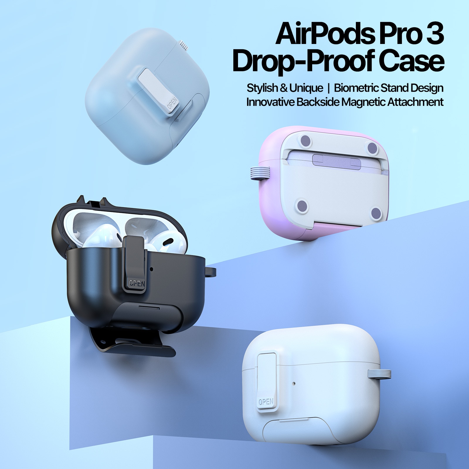 PECQ Series Cover Apple AirPods Pro 3 Sort