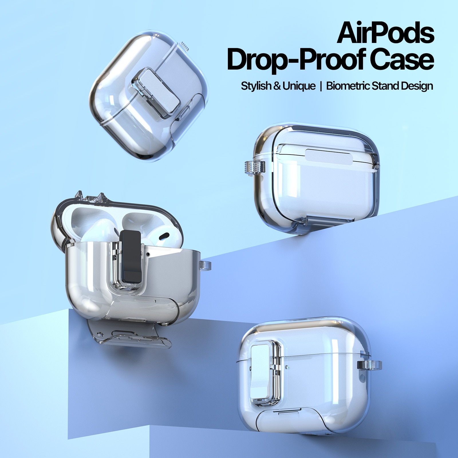 PECQ Series Cover Apple AirPods Pro 3 Gennemsigtig