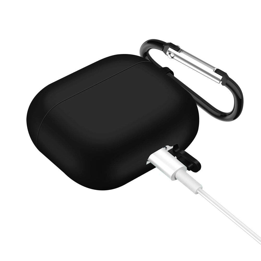 Silikone cover med karabinhage Apple AirPods 3 sort