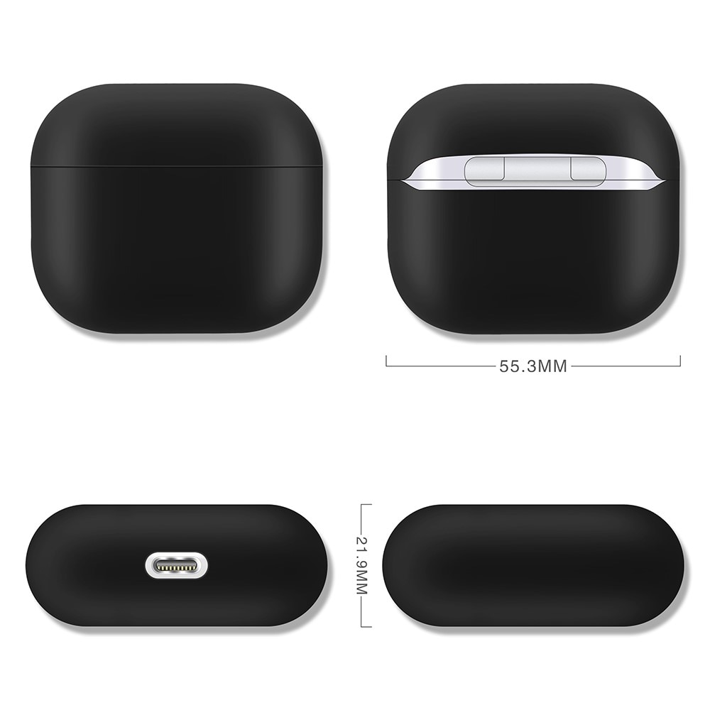 Silikonecover Apple AirPods 3 sort