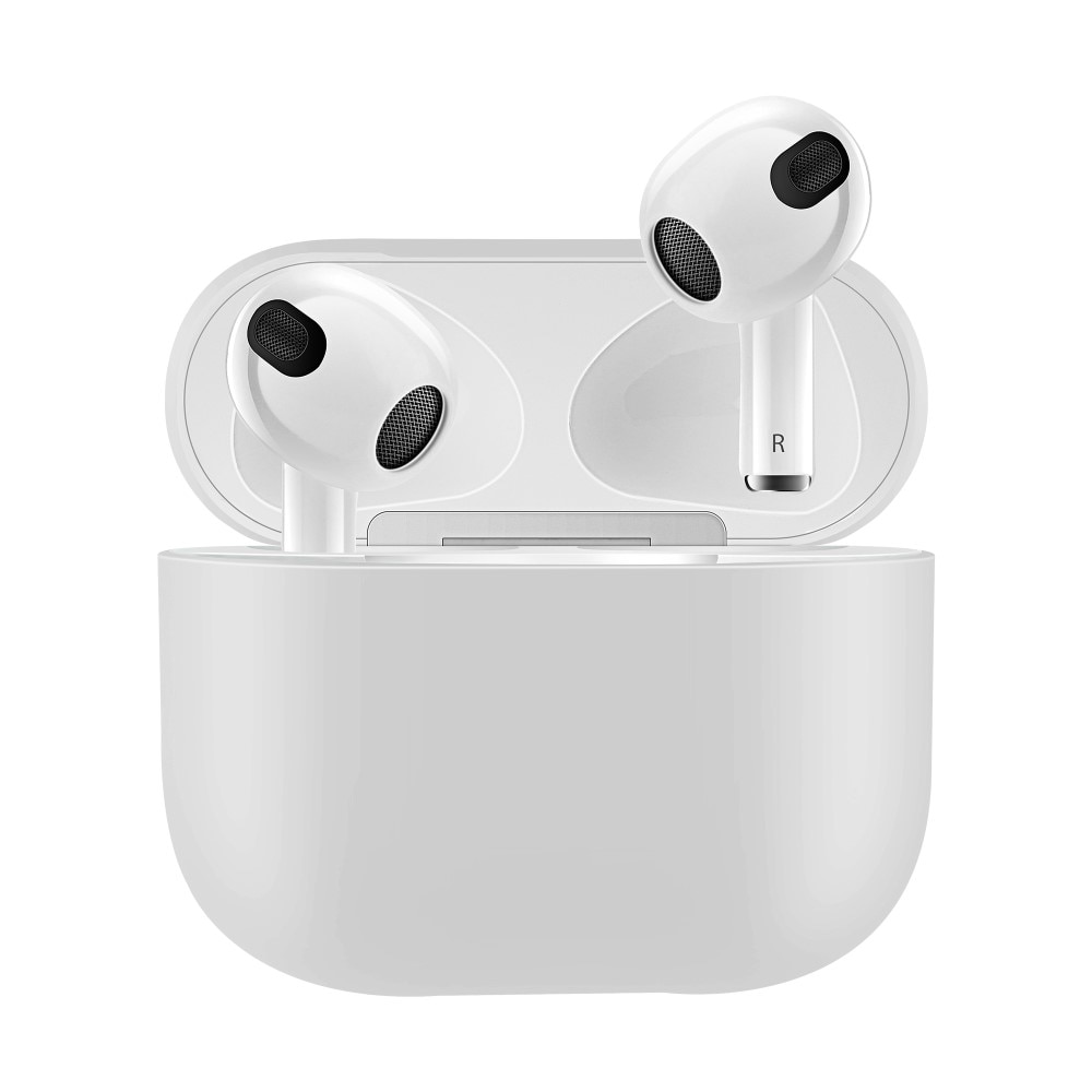 Silikonecover Apple AirPods 3 hvid