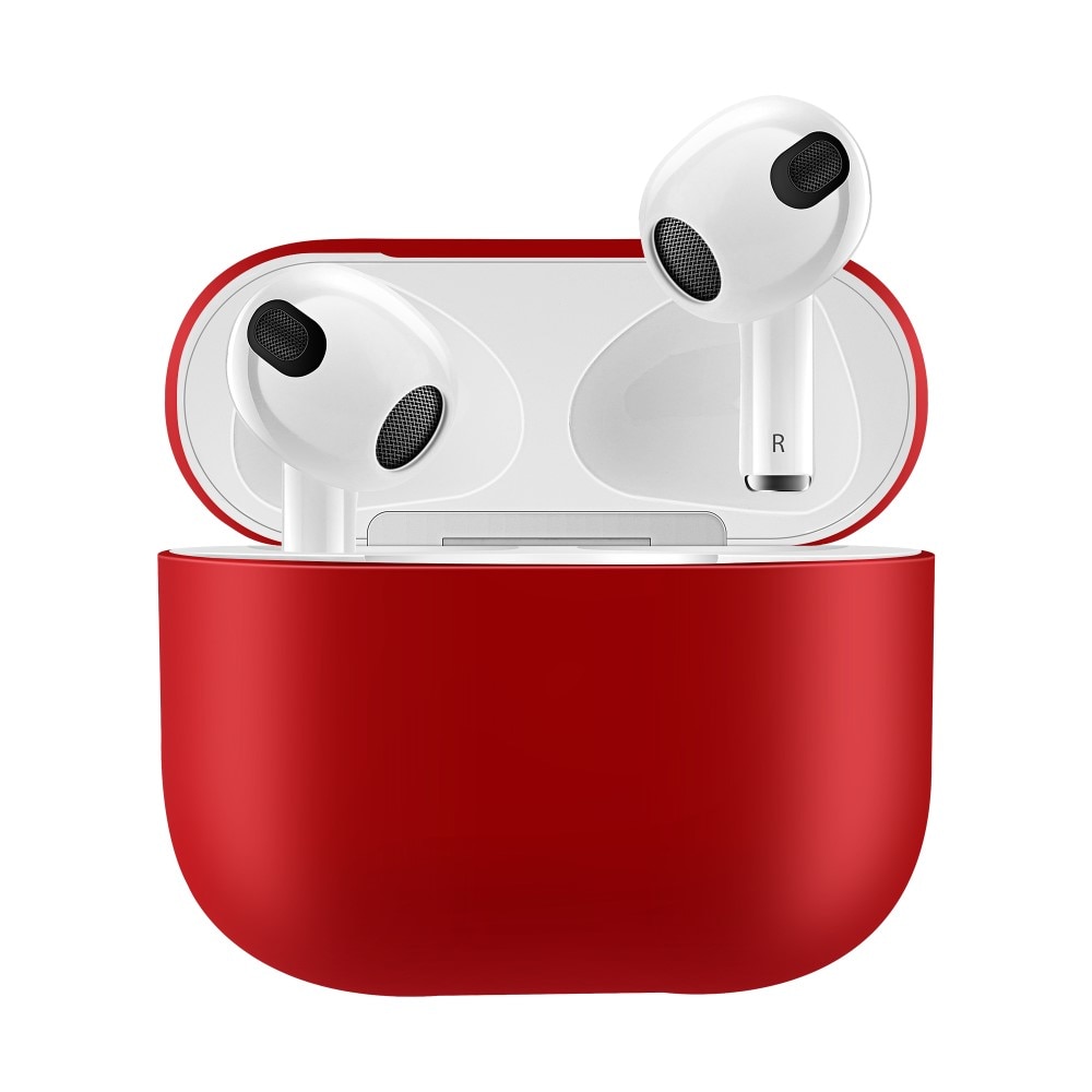 Silikonecover Apple AirPods 3 rød