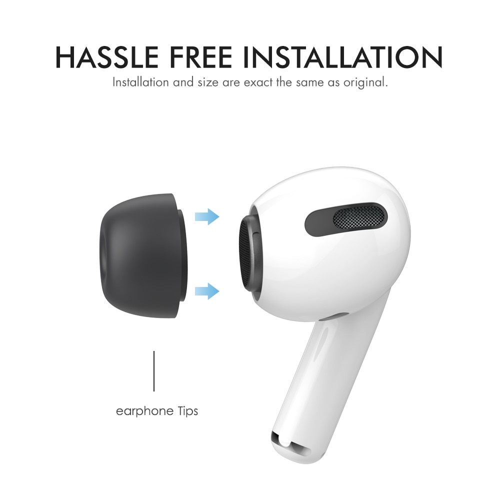 Ear Tips AirPods Pro 2 sort (Medium)