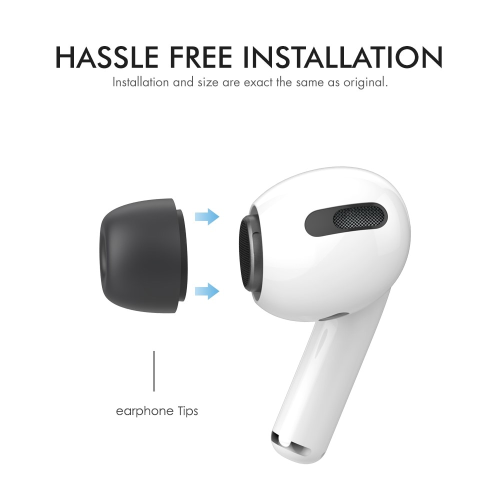Ear Tips AirPods Pro 2 sort (Large)