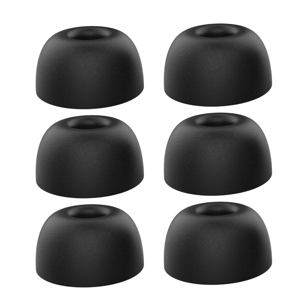 Memory Foam Ear Tips (3-pack) AirPods Pro sort (Medium)