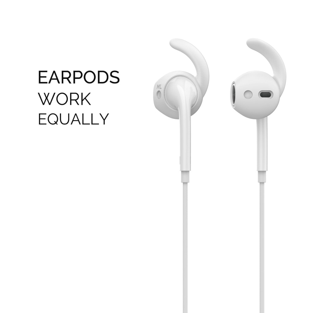Sport Earhooks Apple AirPods hvid (Medium)