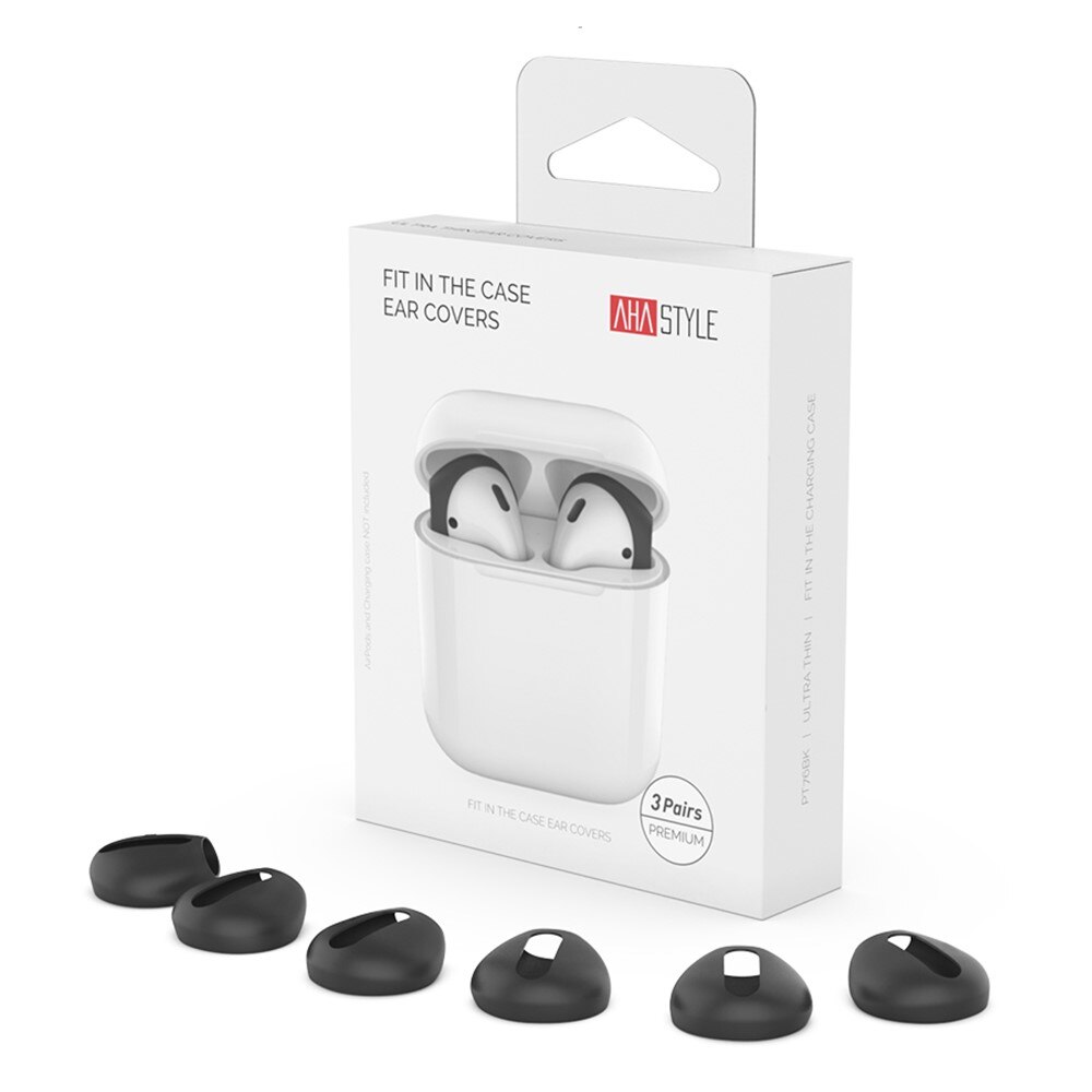 Earpads Silikone (3-pack) Apple AirPods sort