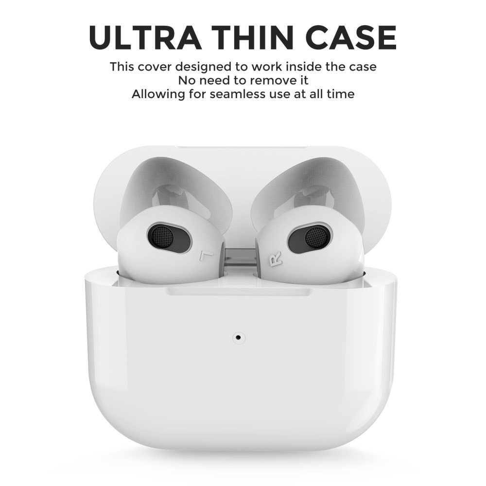 Earpads Silikone (3-pack) Apple AirPods 3 hvid