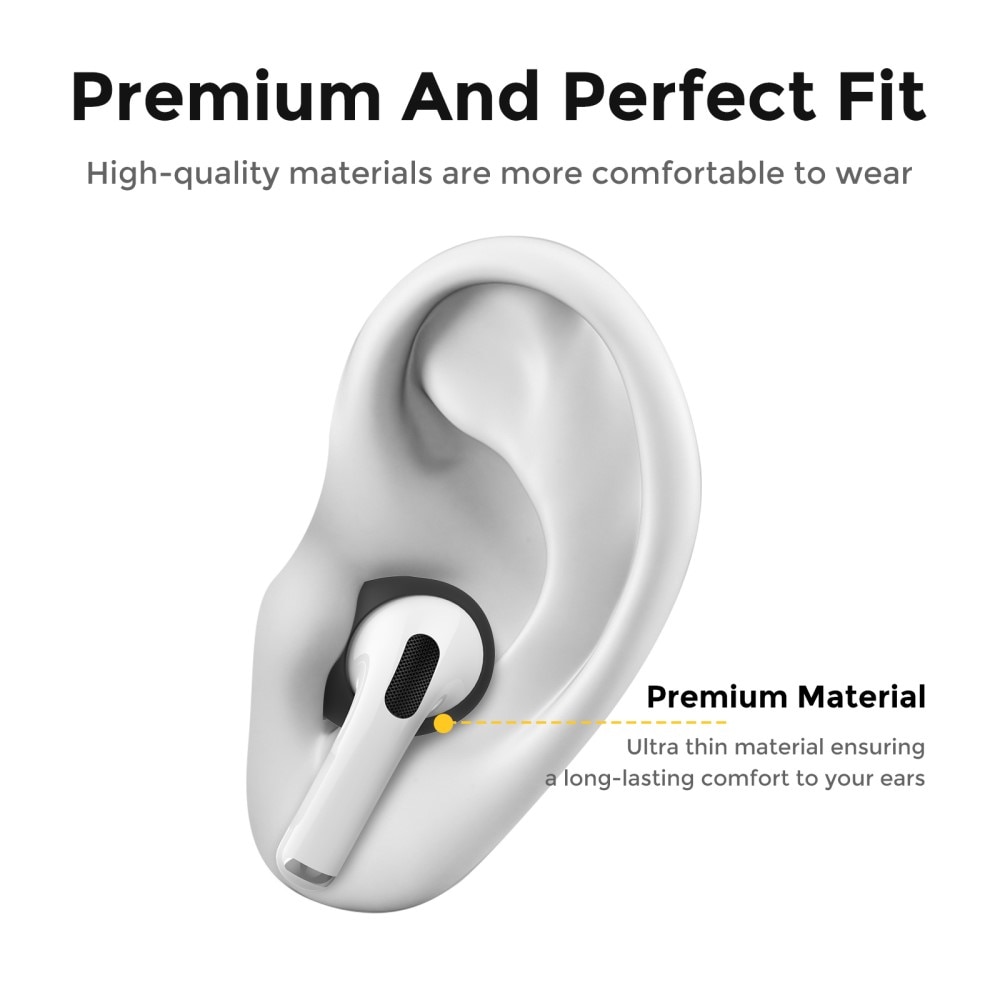 Earpads Silikone Apple AirPods Pro 2 sort