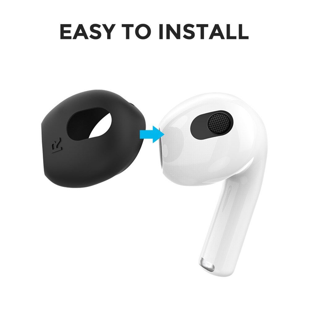 Earpads Silikone Apple AirPods 3 sort