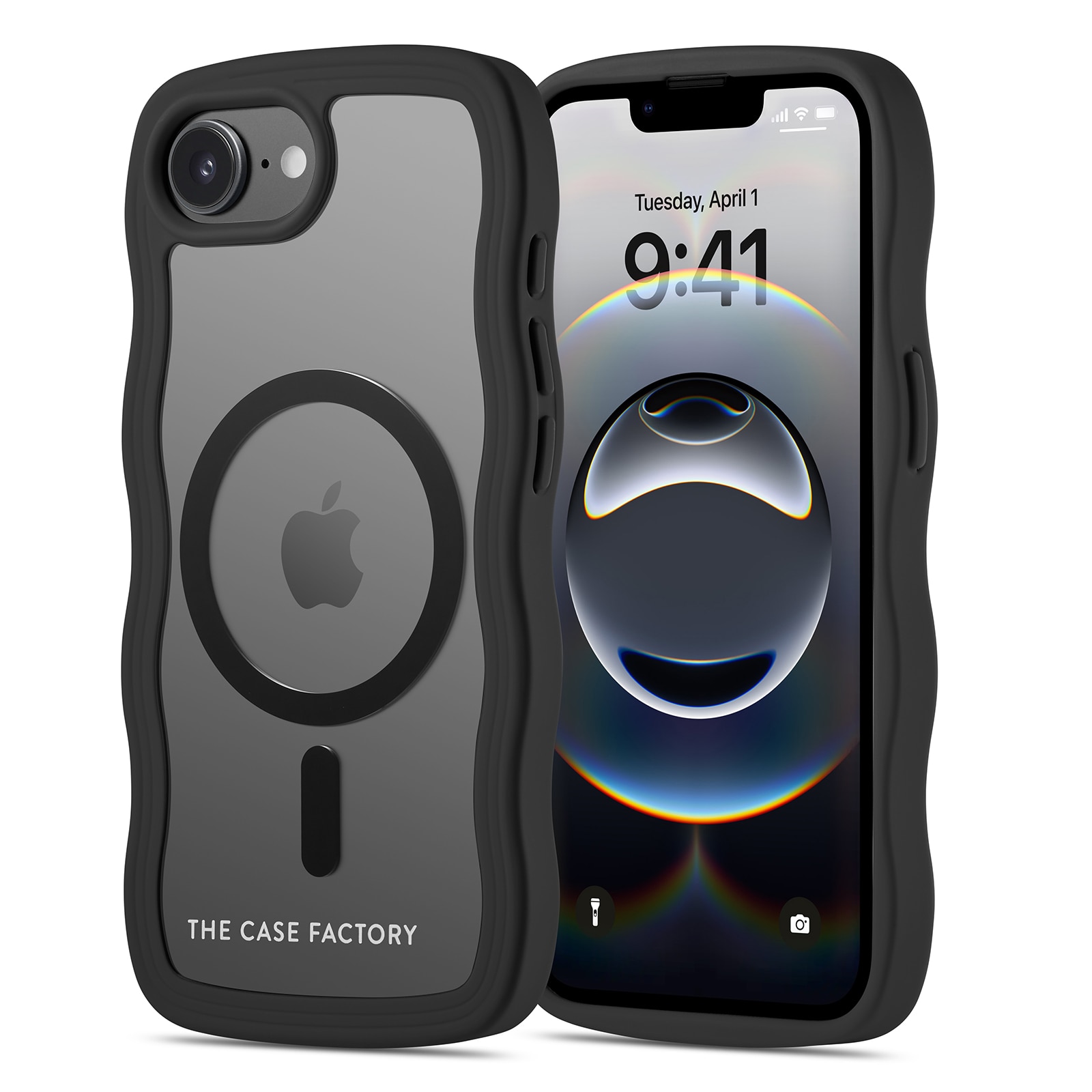 The Wave Mag Case iPhone 16e Sort