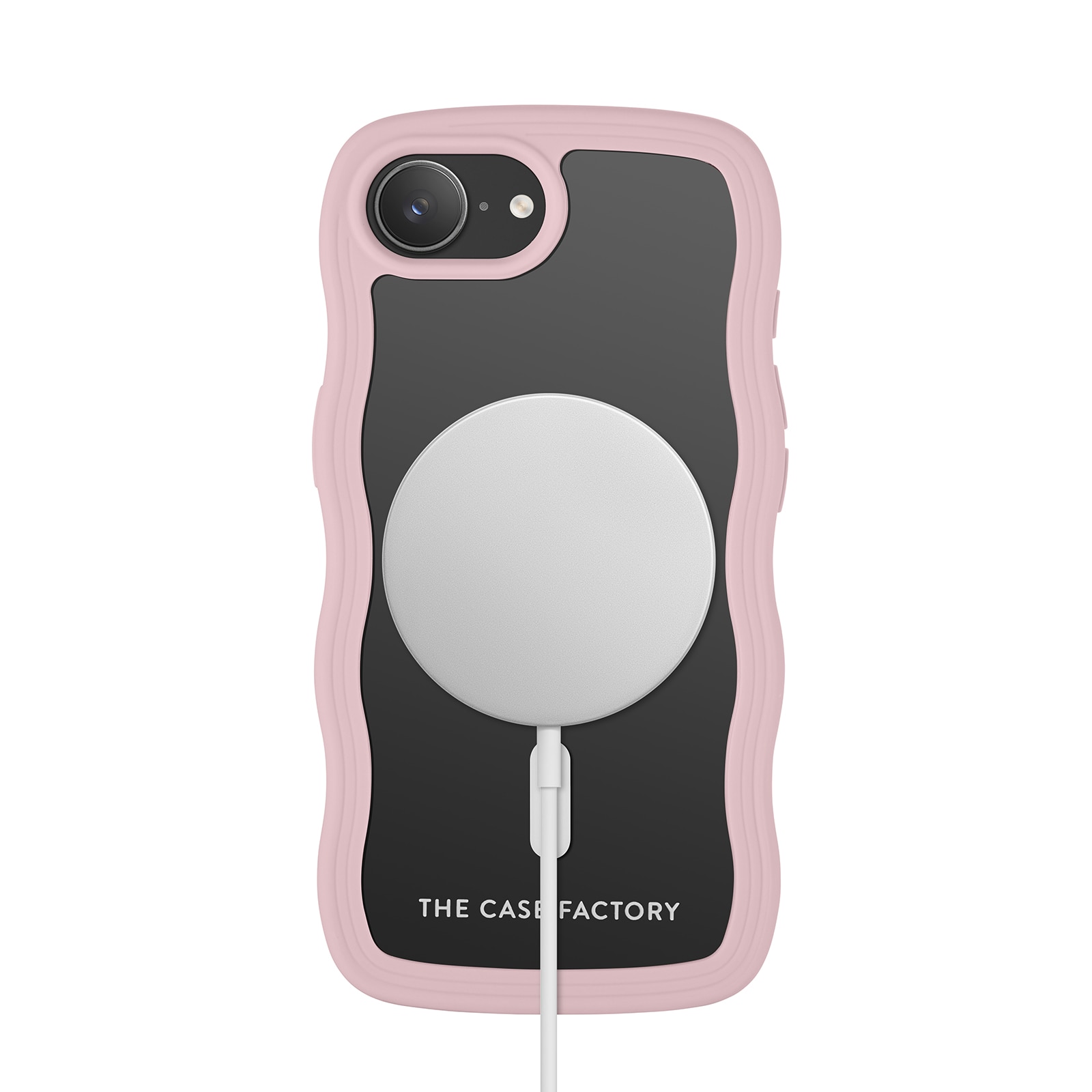 The Wave Mag Case iPhone 16e Lyserød