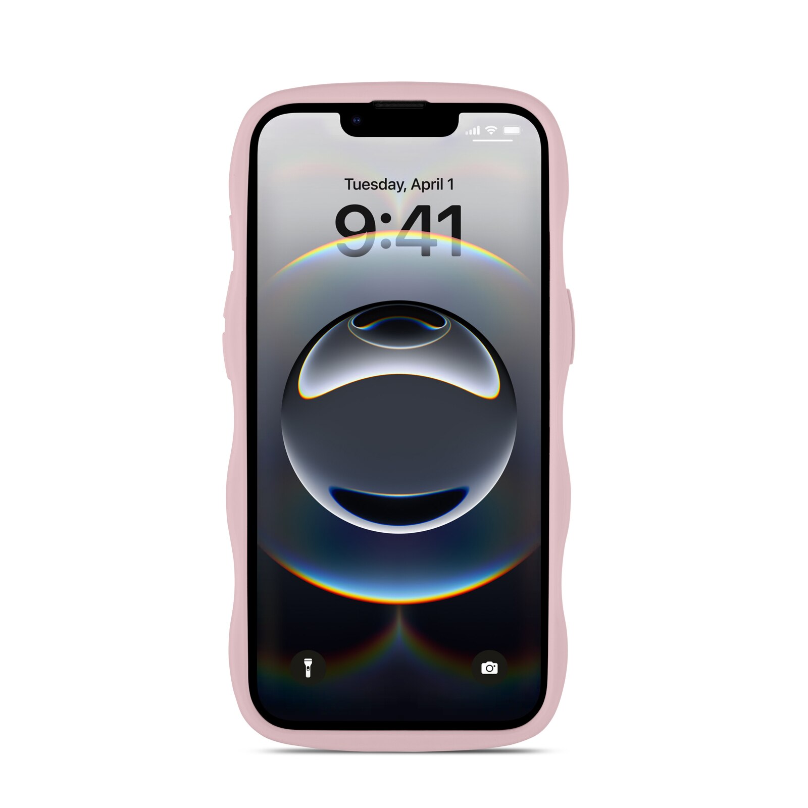 The Wave Mag Case iPhone 16e Lyserød