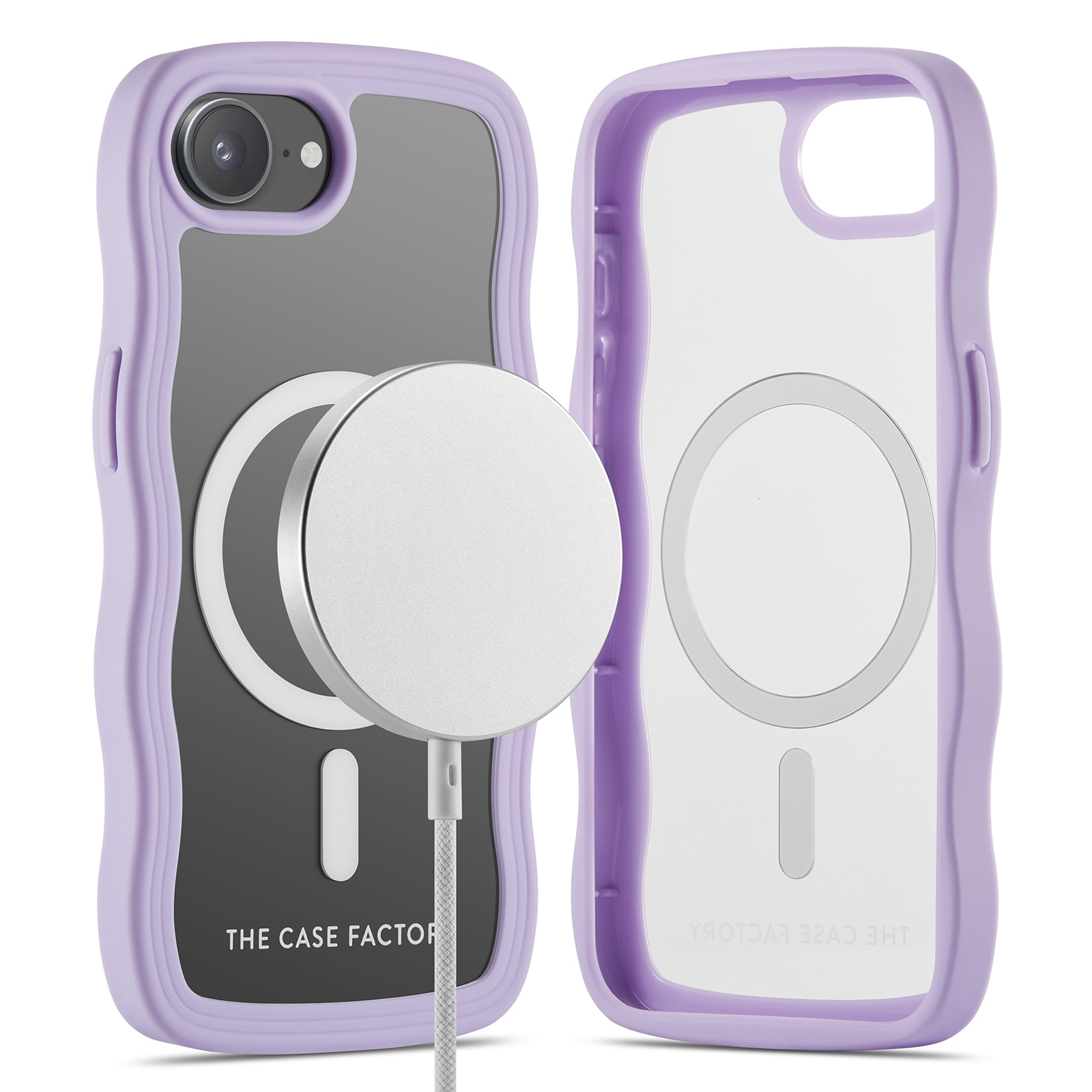 The Wave Mag Case iPhone 16e Lilla