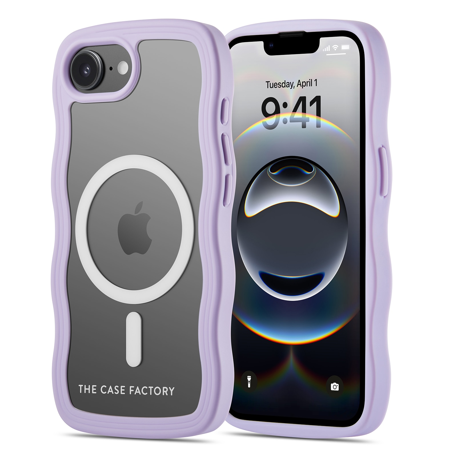 The Wave Mag Case iPhone 16e Lilla