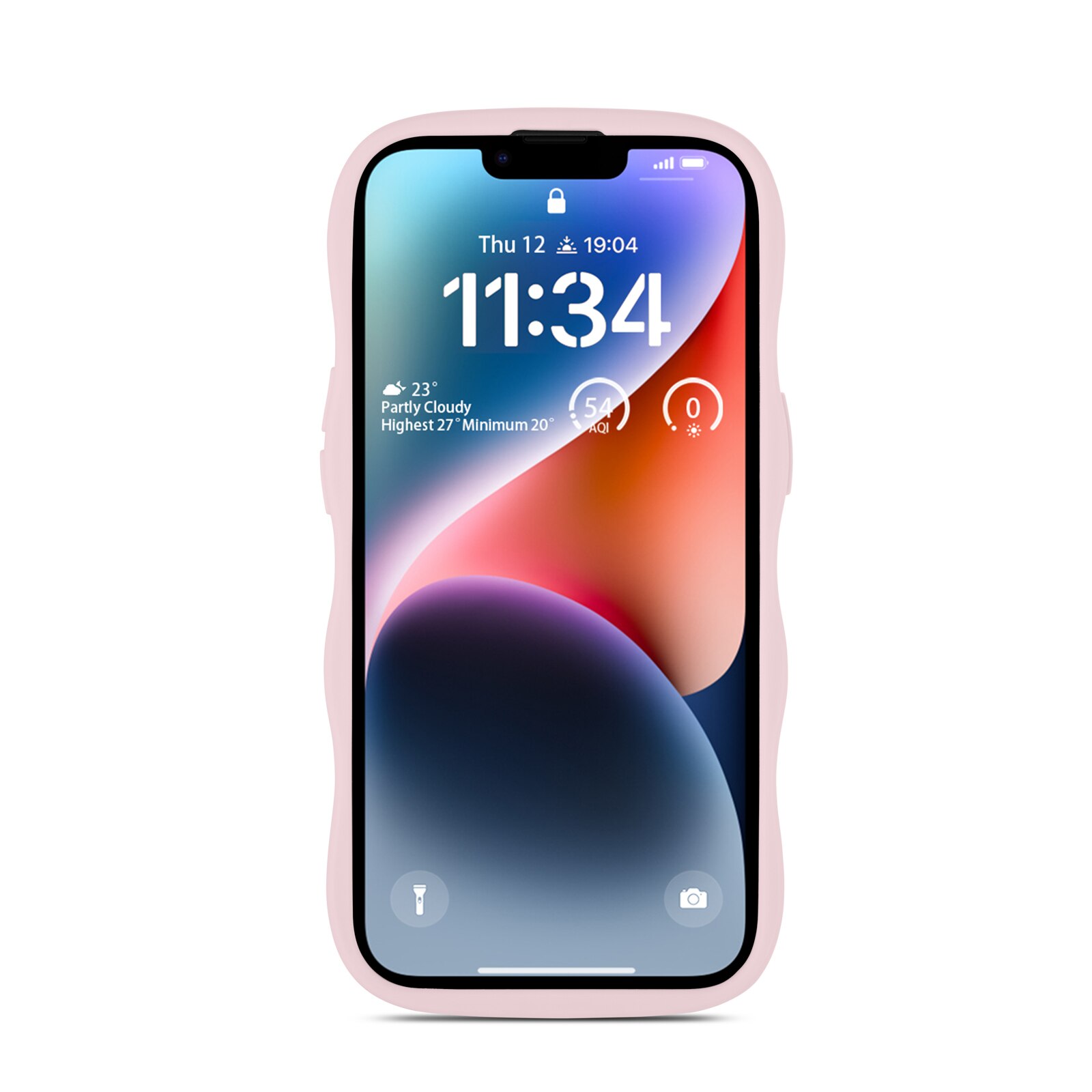 The Wave Mag Case iPhone 15 Lyserød