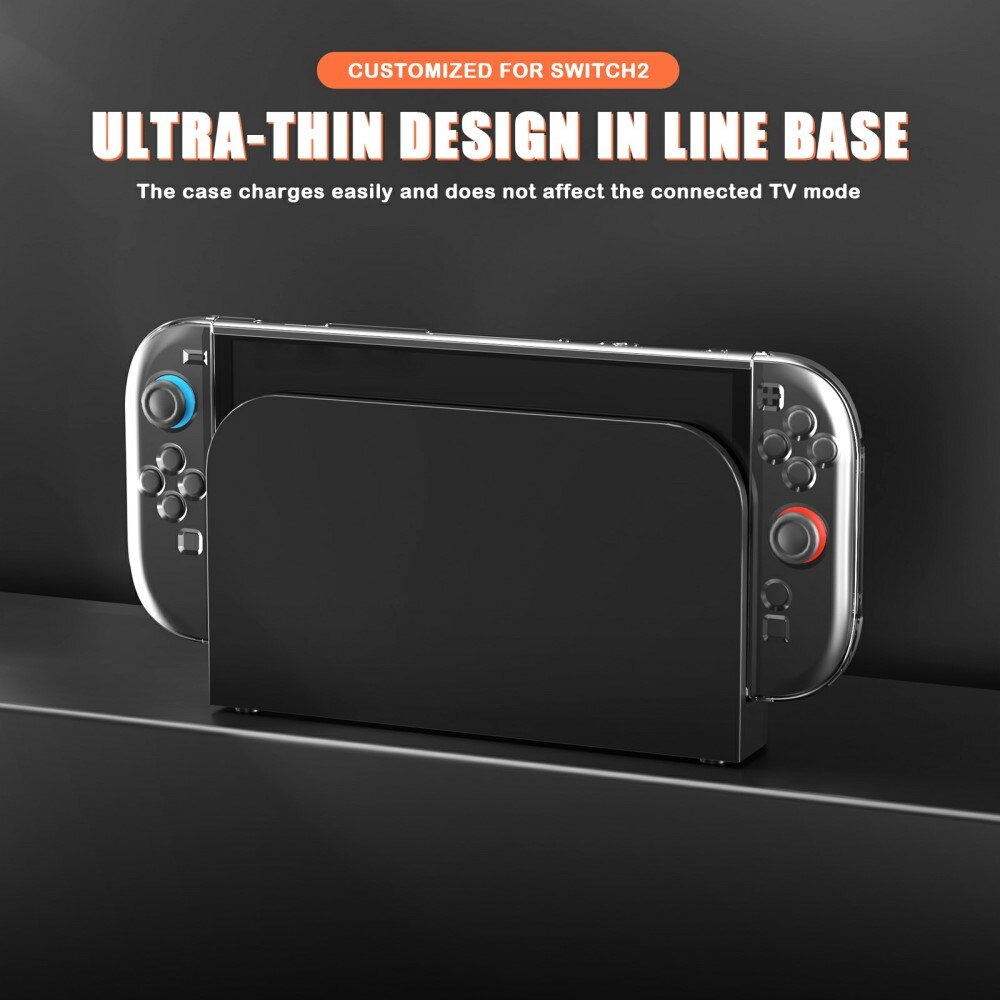 Cover Nintendo Switch 2 gennemsigtig