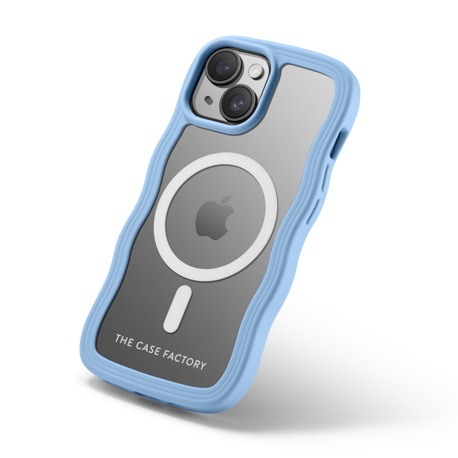 The Wave Mag Case iPhone 15 Blå
