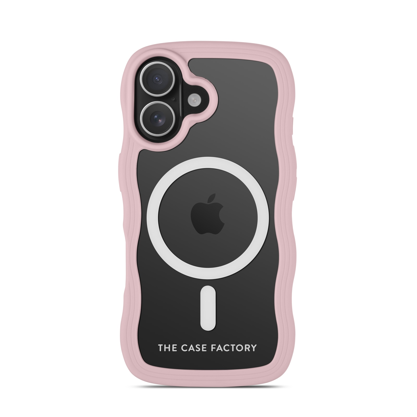 The Wave Mag Case iPhone 16 Lyserød