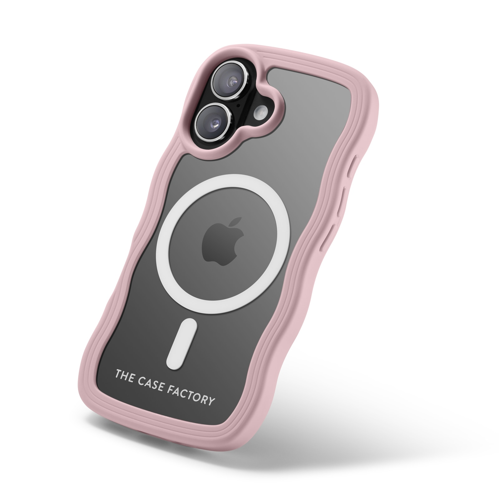 The Wave Mag Case iPhone 16 Lyserød
