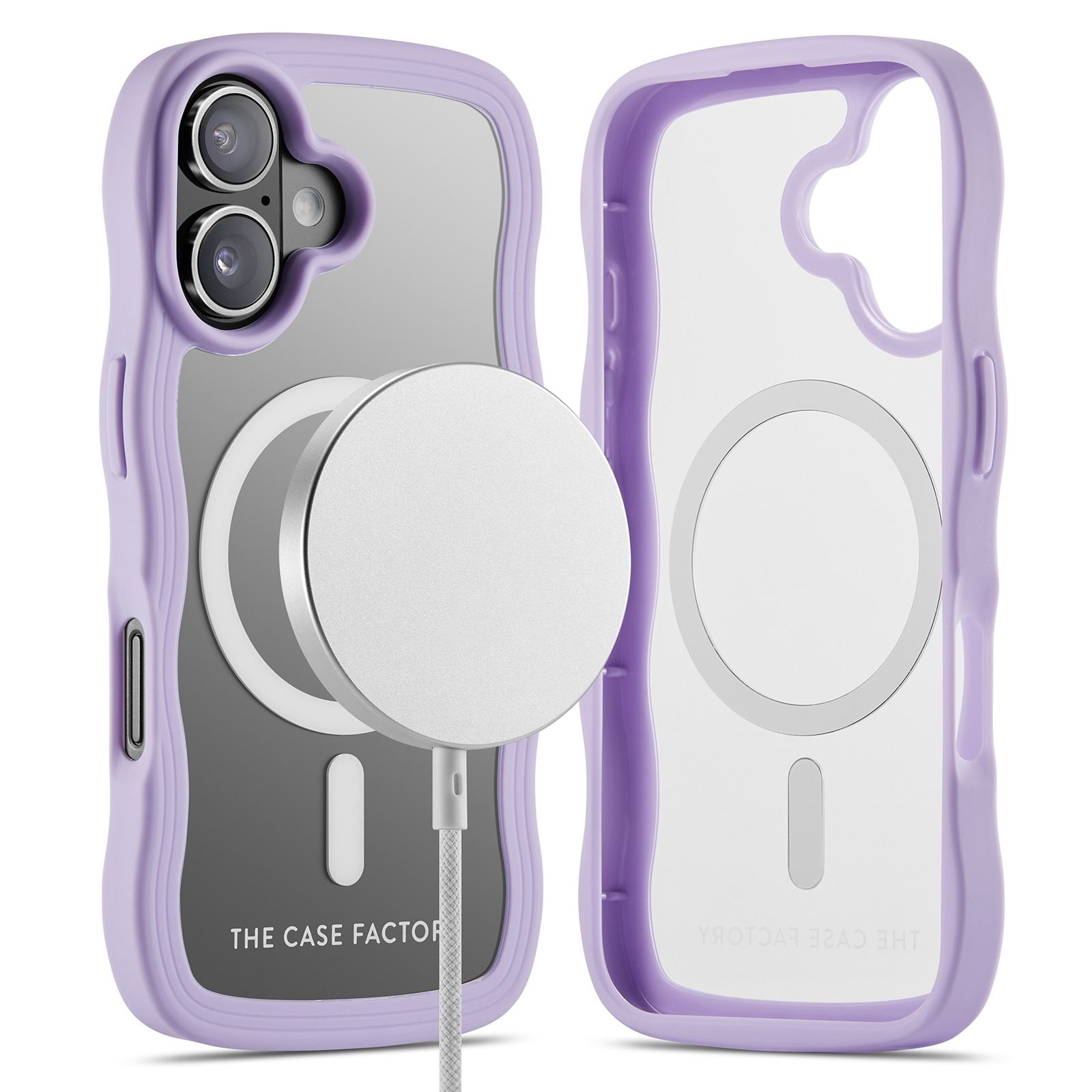 The Wave Mag Case iPhone 16 Lilla