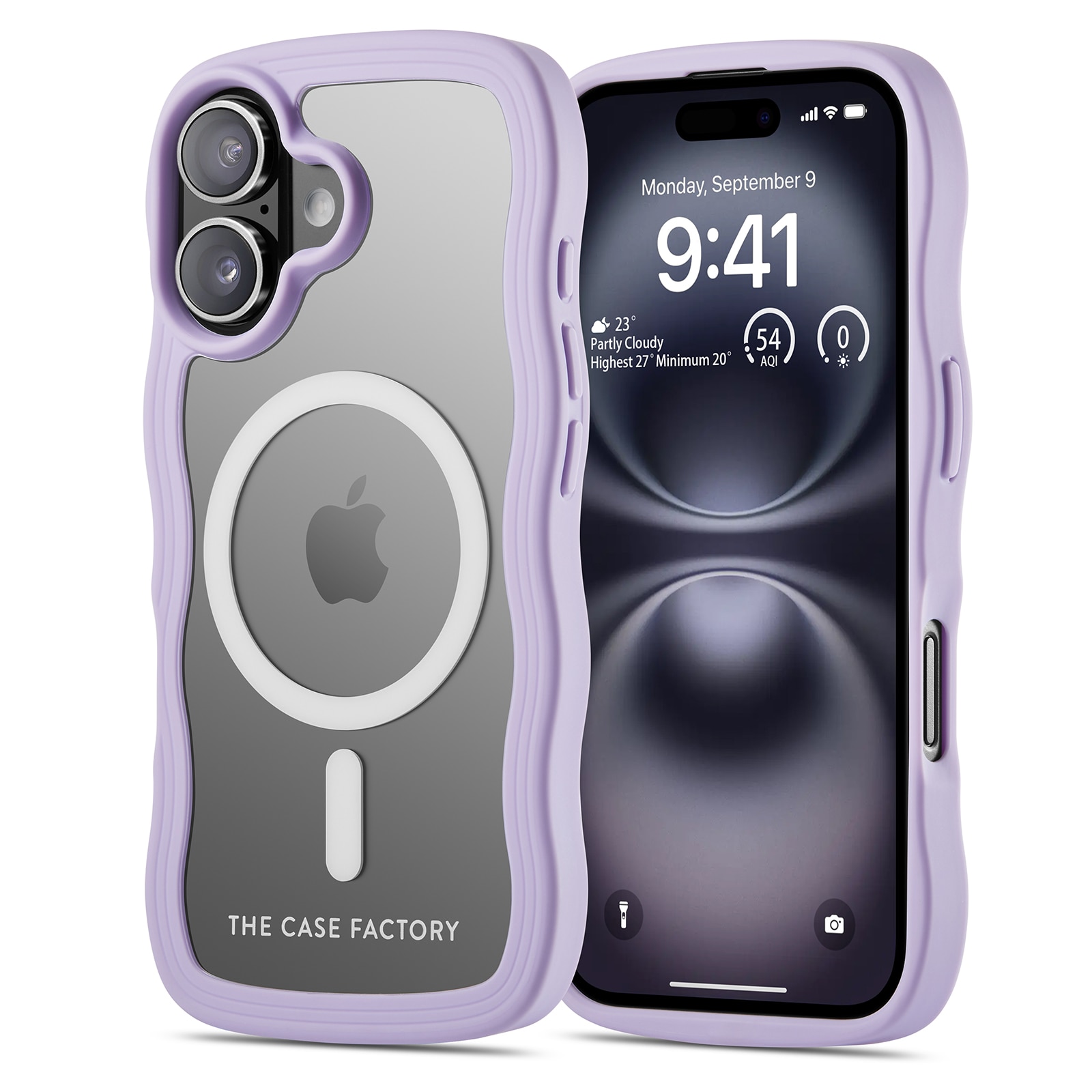 The Wave Mag Case iPhone 16 Lilla