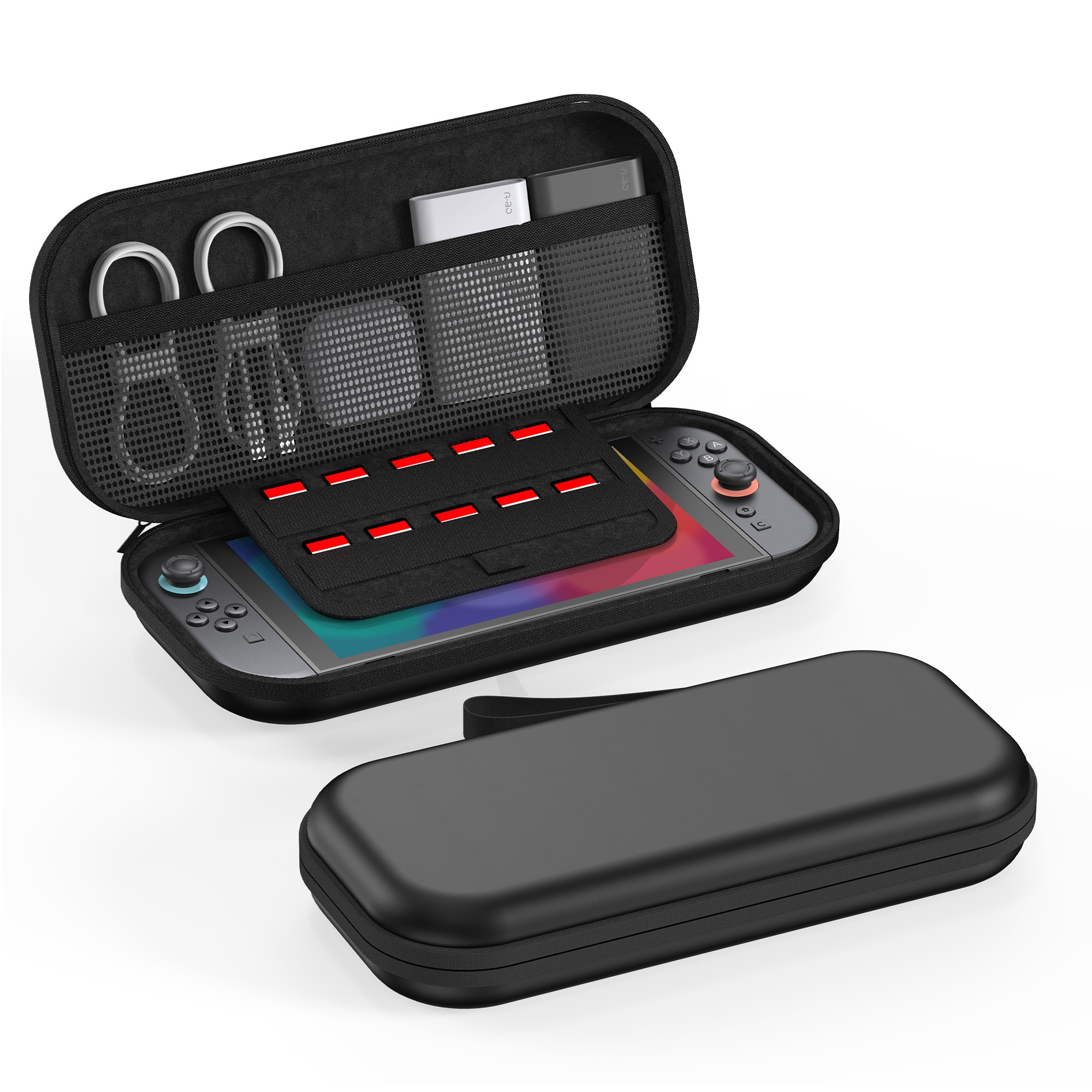 Opbevaringstaske til Nintendo Switch 2 Sort