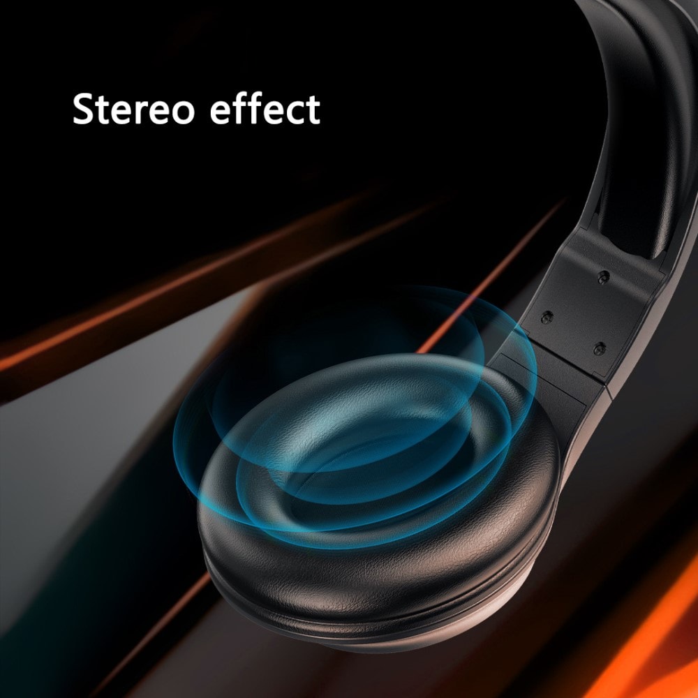 Gaming Høretelefoner med mikrofon Sort