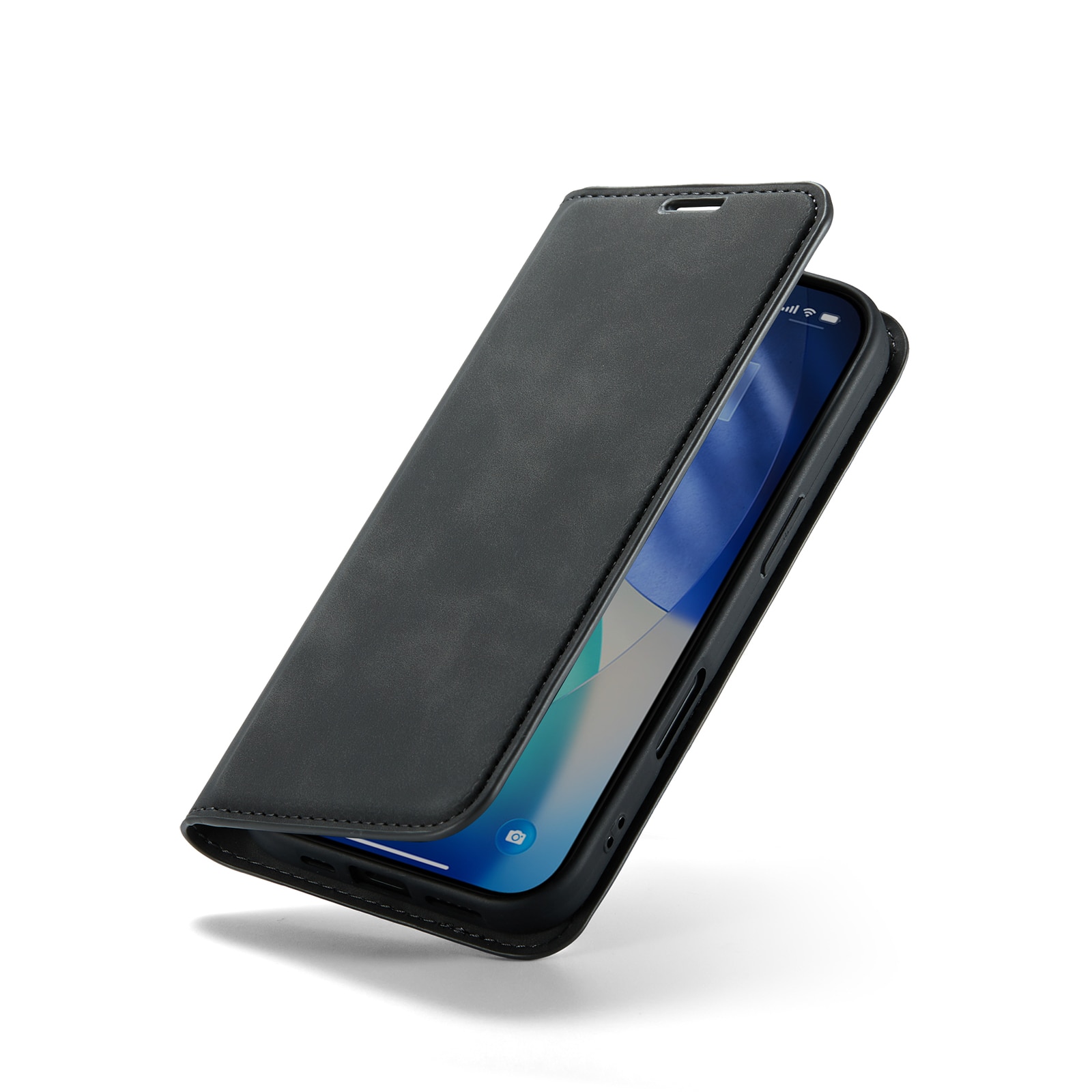 iPhone 17 Slim Mobiltaske Sort
