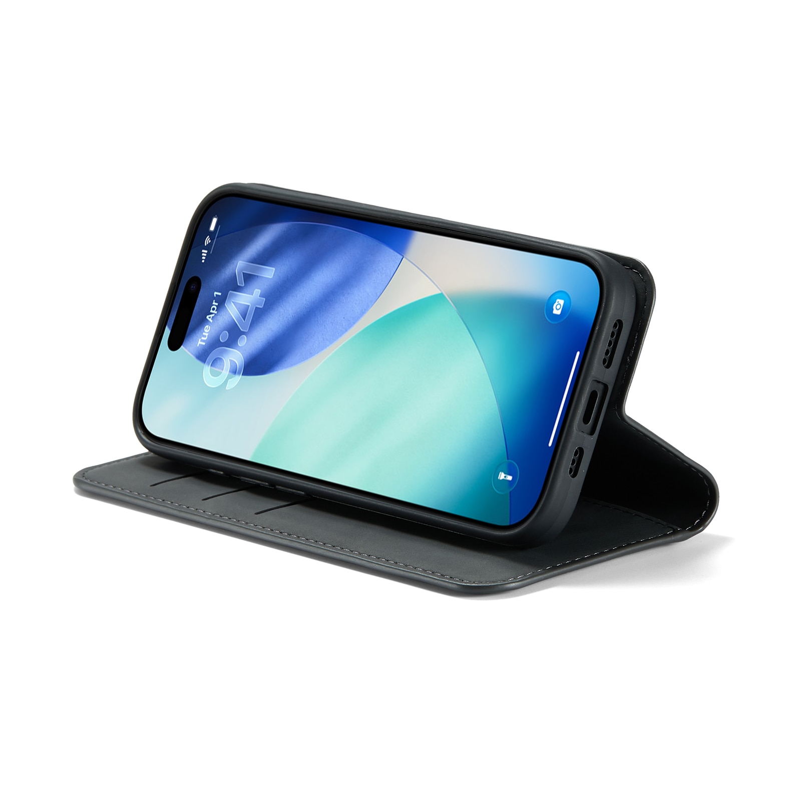 iPhone 17 Slim Mobiltaske Sort
