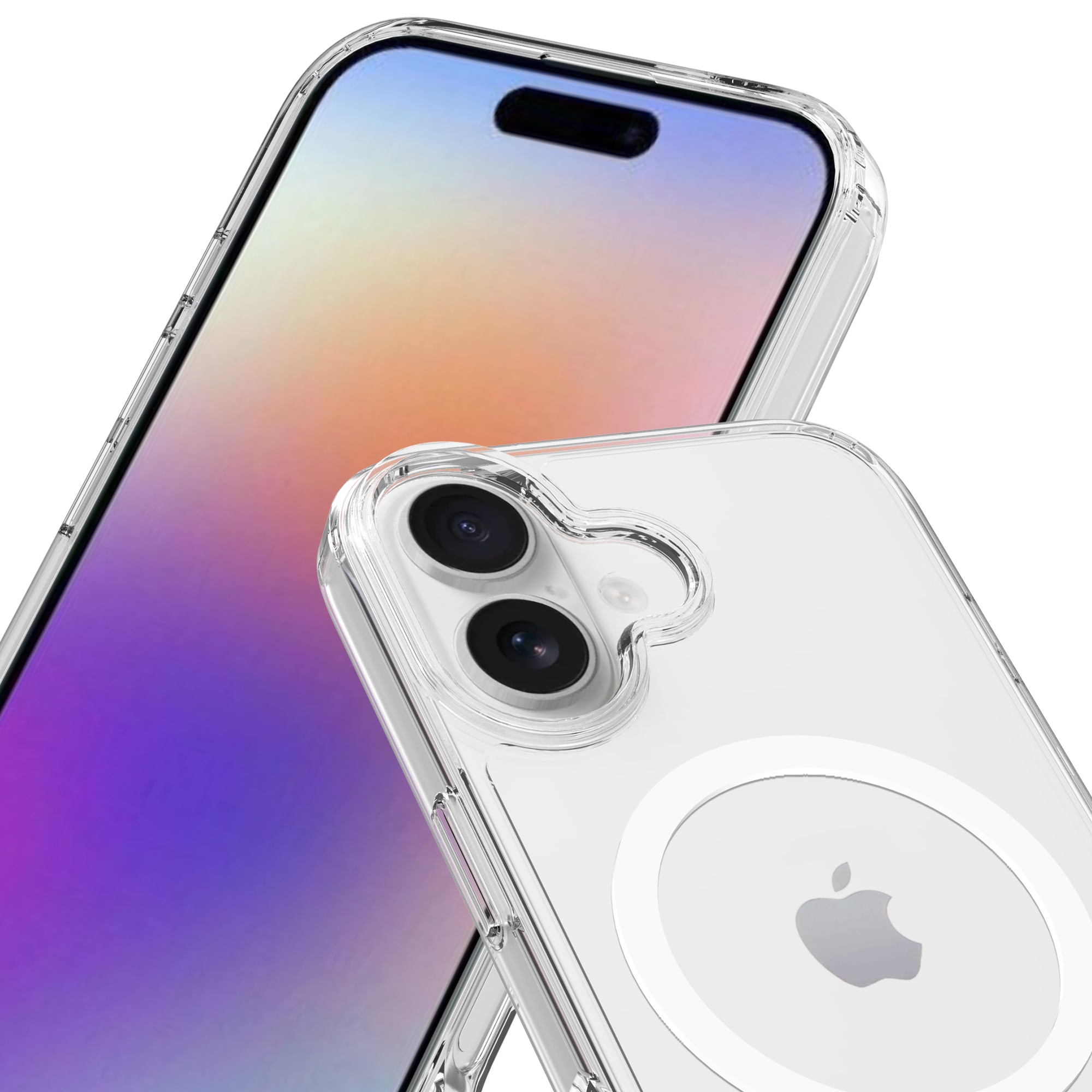 Hybridcover MagSafe iPhone 17 Gennemsigtig