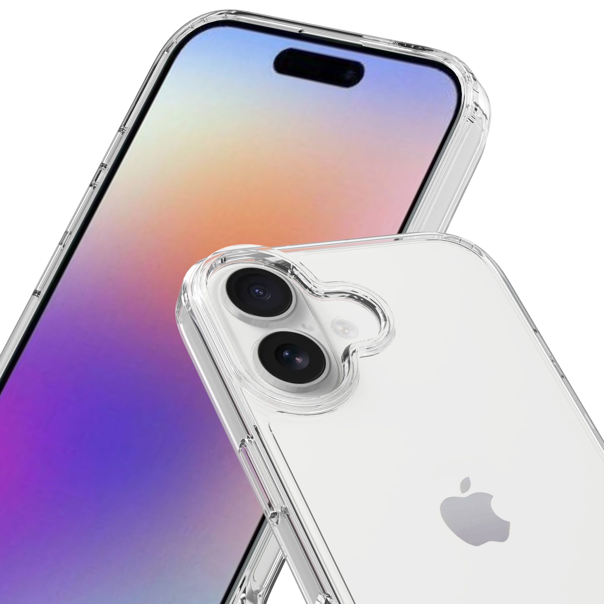 Hybridcover iPhone 17 Gennemsigtig