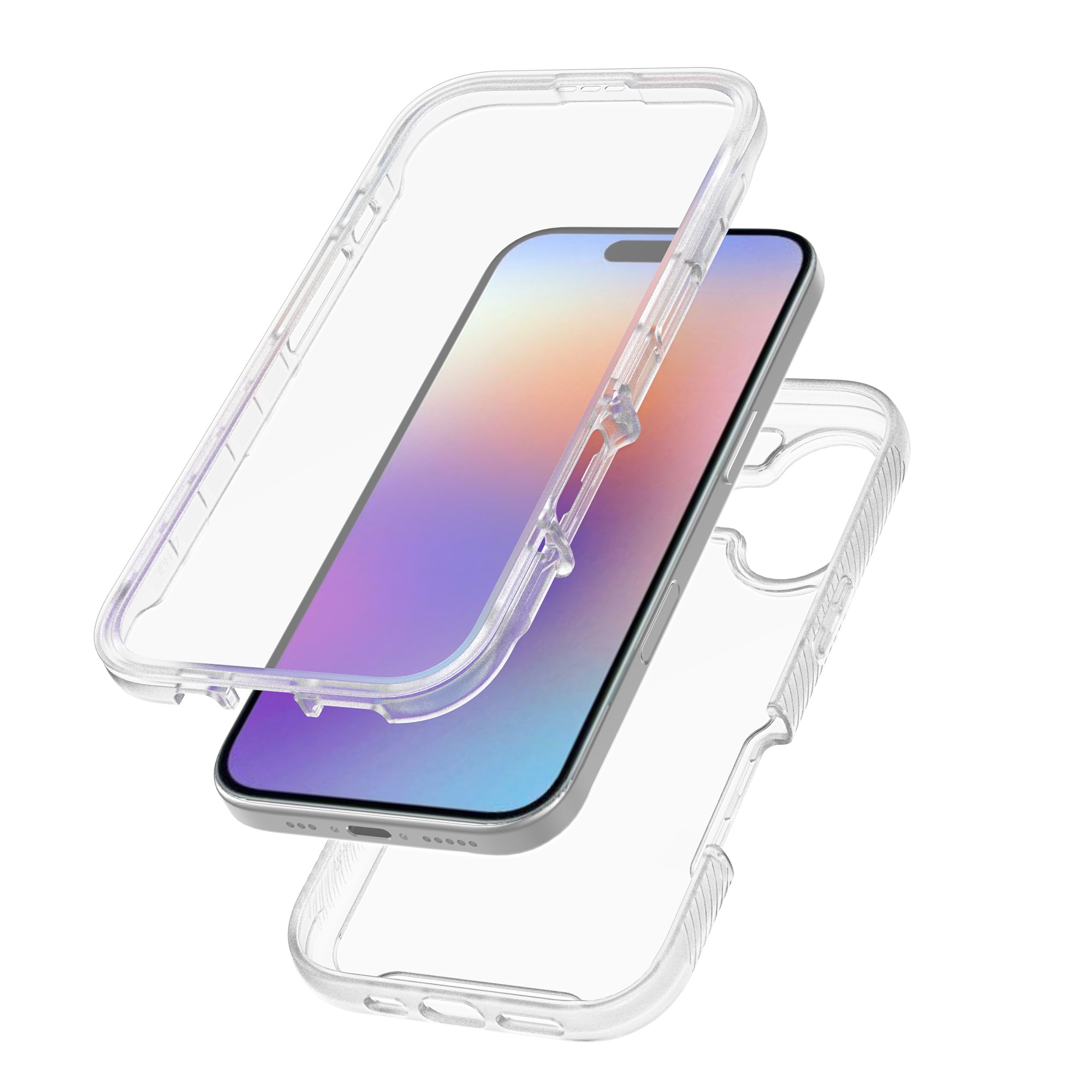 Full Protection Case iPhone 17 Gennemsigtig