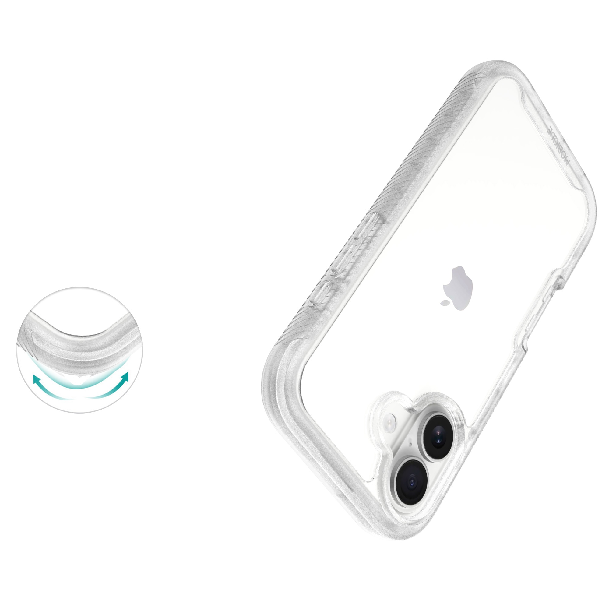 Full Protection Case iPhone 17 Gennemsigtig