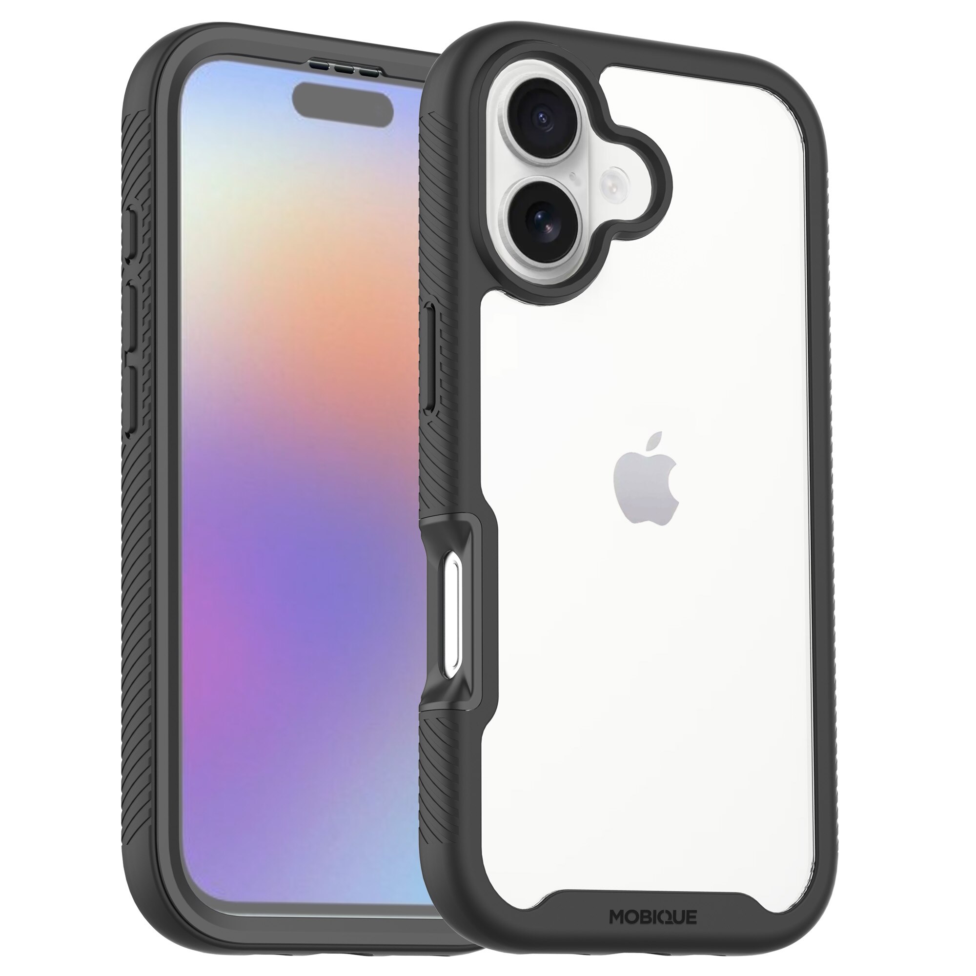 Full Protection Case iPhone 17 Sort/gennemsigtig