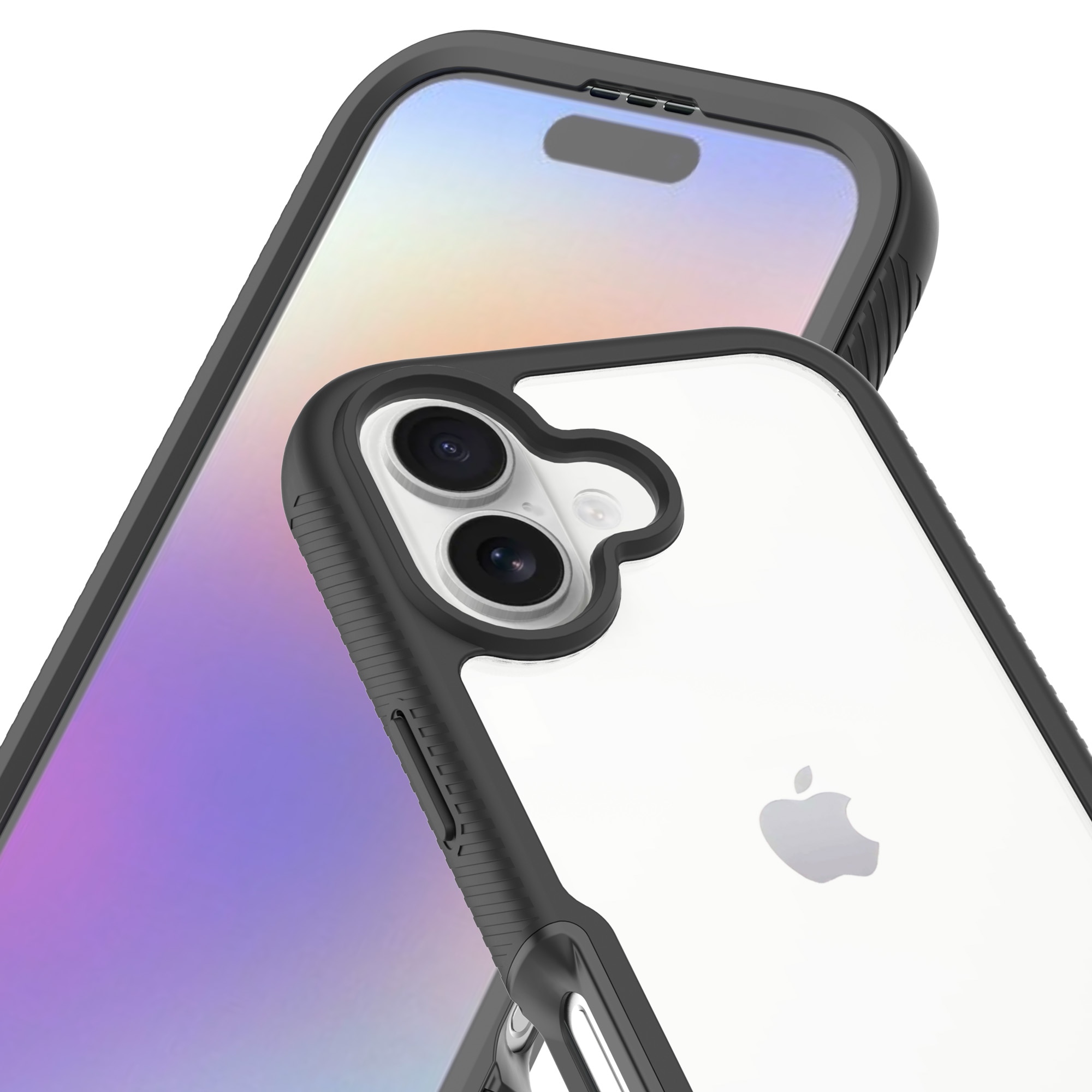 Full Protection Case iPhone 17 Sort/gennemsigtig