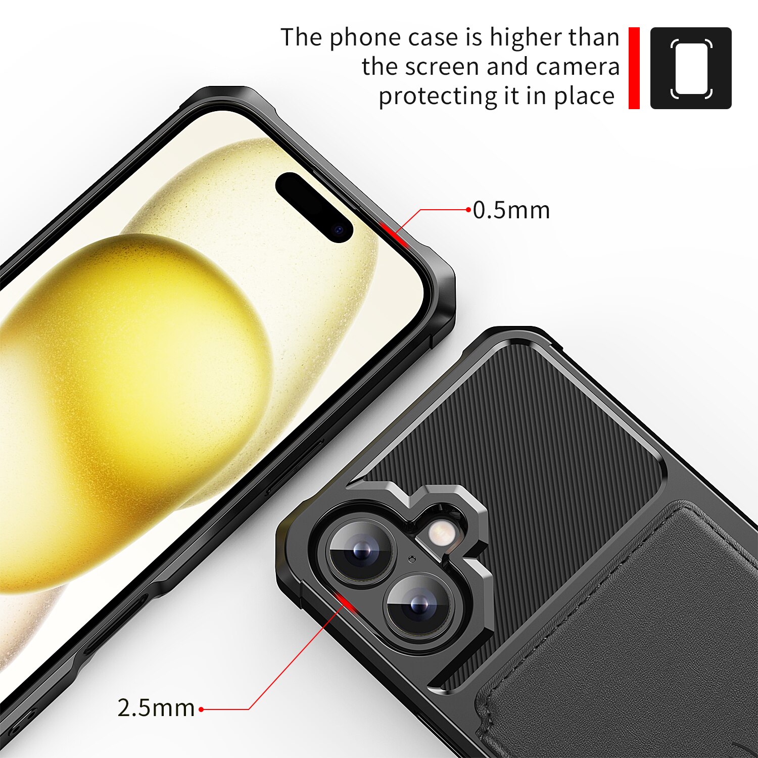 Tough Multi-slot Cover iPhone 17 Sort
