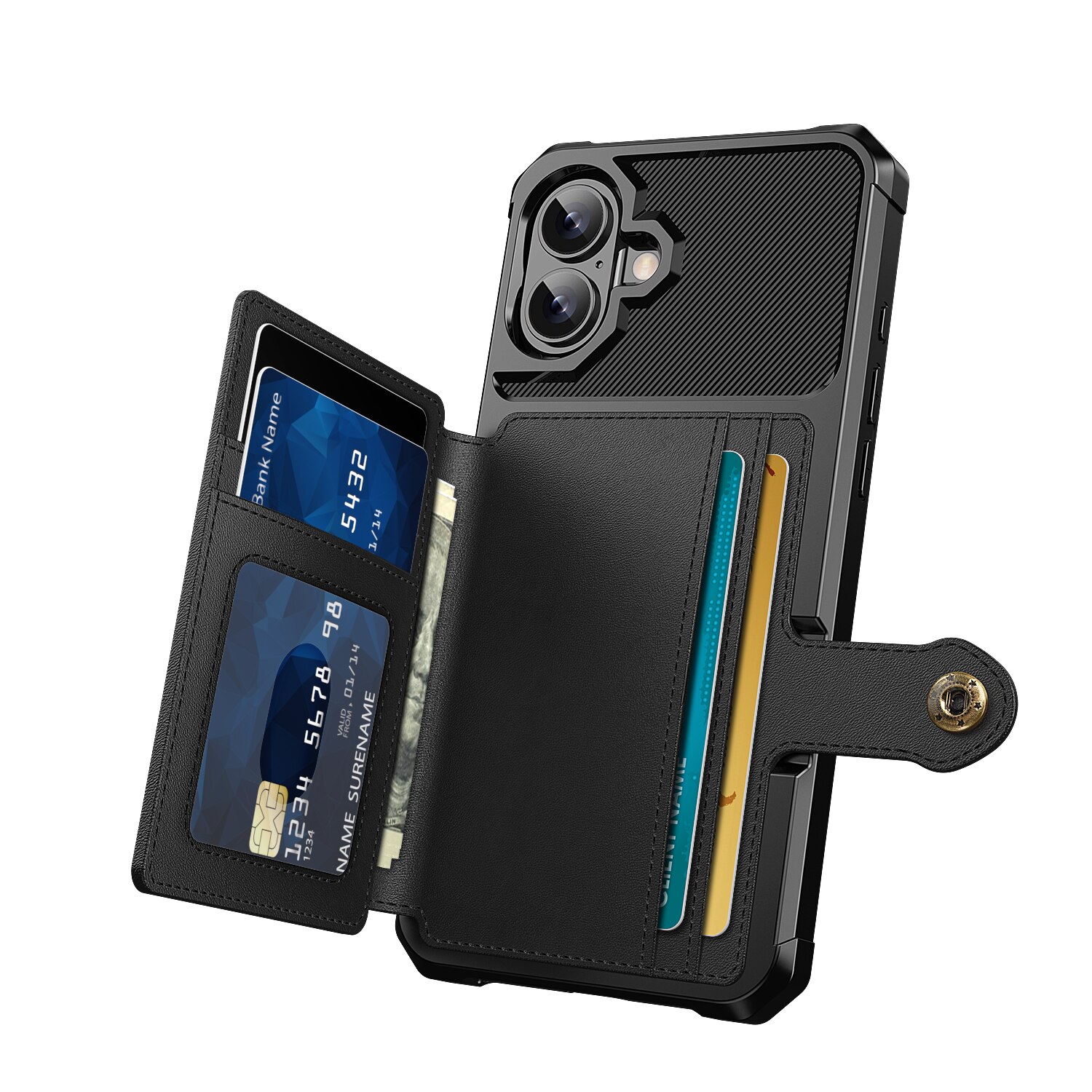 Tough Multi-slot Cover iPhone 17 Sort